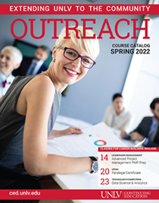 Cover for Spring 2022 Continuing Education catalog